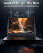 15.7-inch Portable DVD Player with 14.1-inch HD Screen and 6-Hour Battery product feature 1