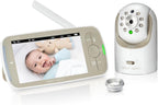 Video baby monitor set with color display and pan-tilt camera — view 1