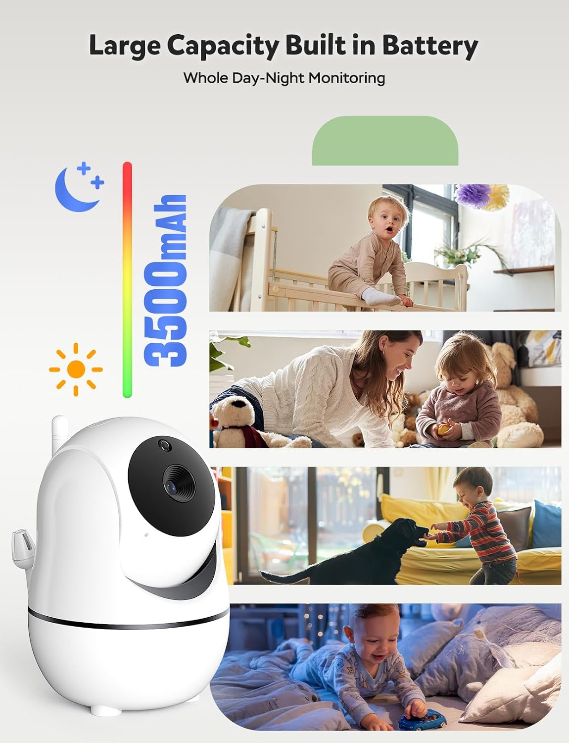 GoodBaby monitor two-way audio and lullabies
