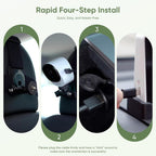 Rotating baby car mirror camera and rear-facing back seat monitor — view 7
