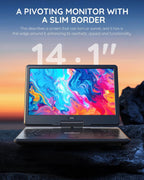15.7-inch Portable DVD Player with 14.1-inch HD Screen and HDMI Input product feature 1