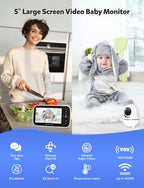 GoodBaby monitor remote pan tilt and zoom features