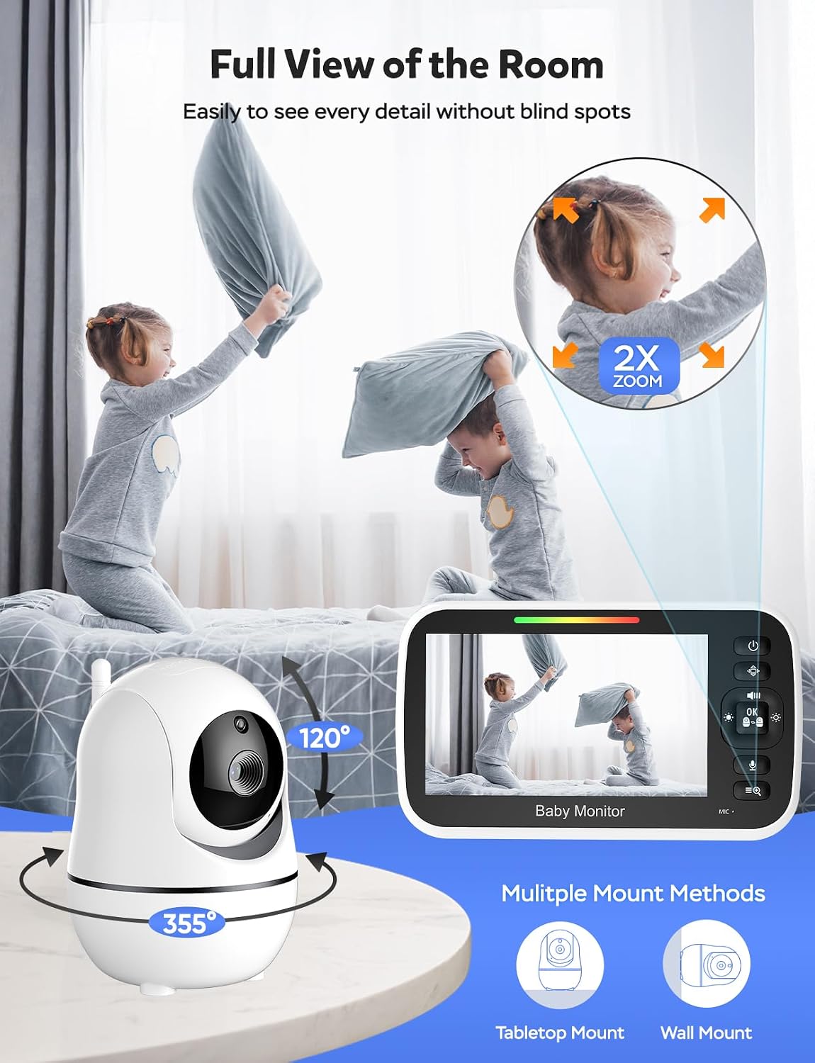 GoodBaby monitor night vision feature