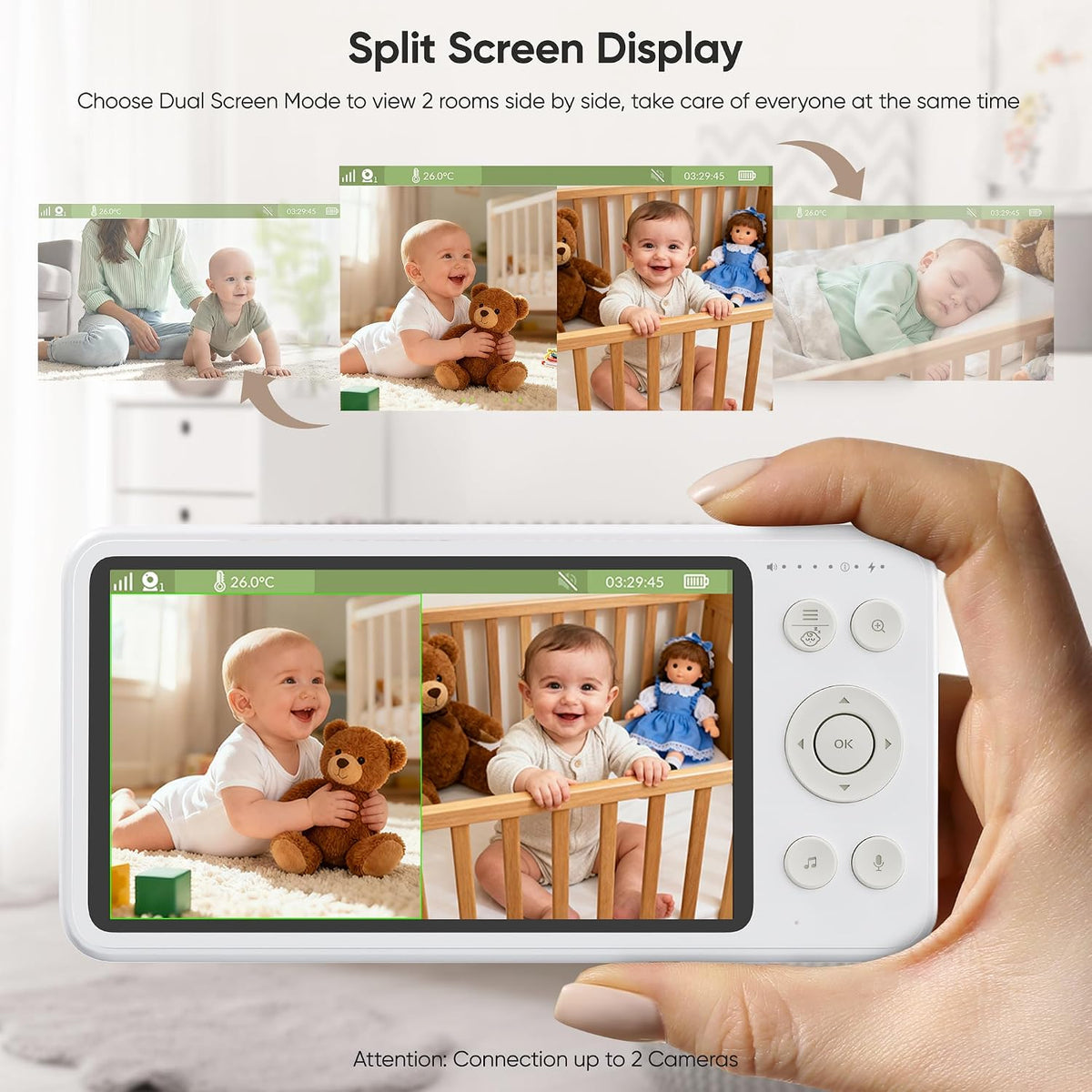 Wireless baby monitor camera with night vision — view 4