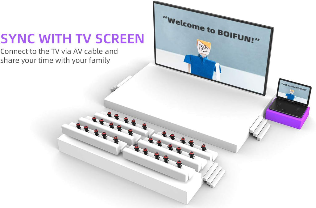 BOIFUN large black portable DVD player product image 5